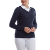 Footjoy Pull-Over Femme en Laine Col V