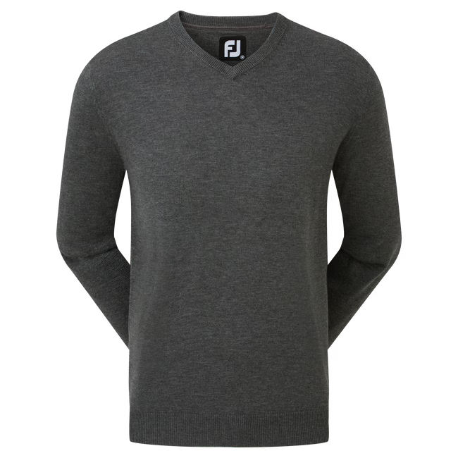 Footjoy Pullover Col V GRIS