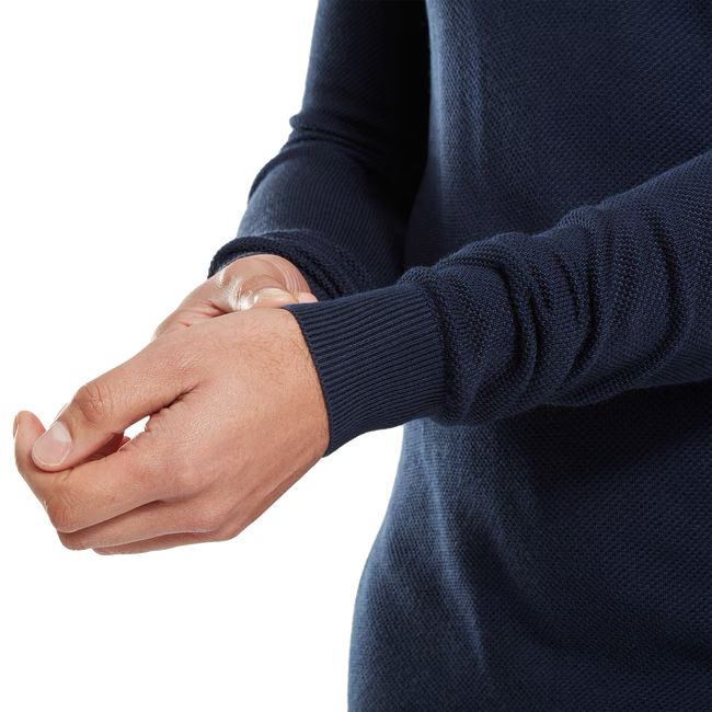 Footjoy Pullover Drirelease avec patte de boutonnage marine
