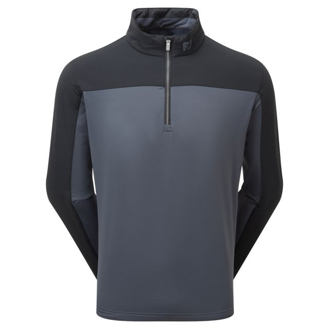 FootJoy Pullover Hybride ThermoSeries Noir Gris Charbon