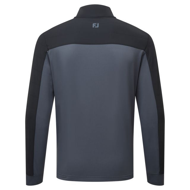 FootJoy Pullover Hybride ThermoSeries Noir Gris Charbon