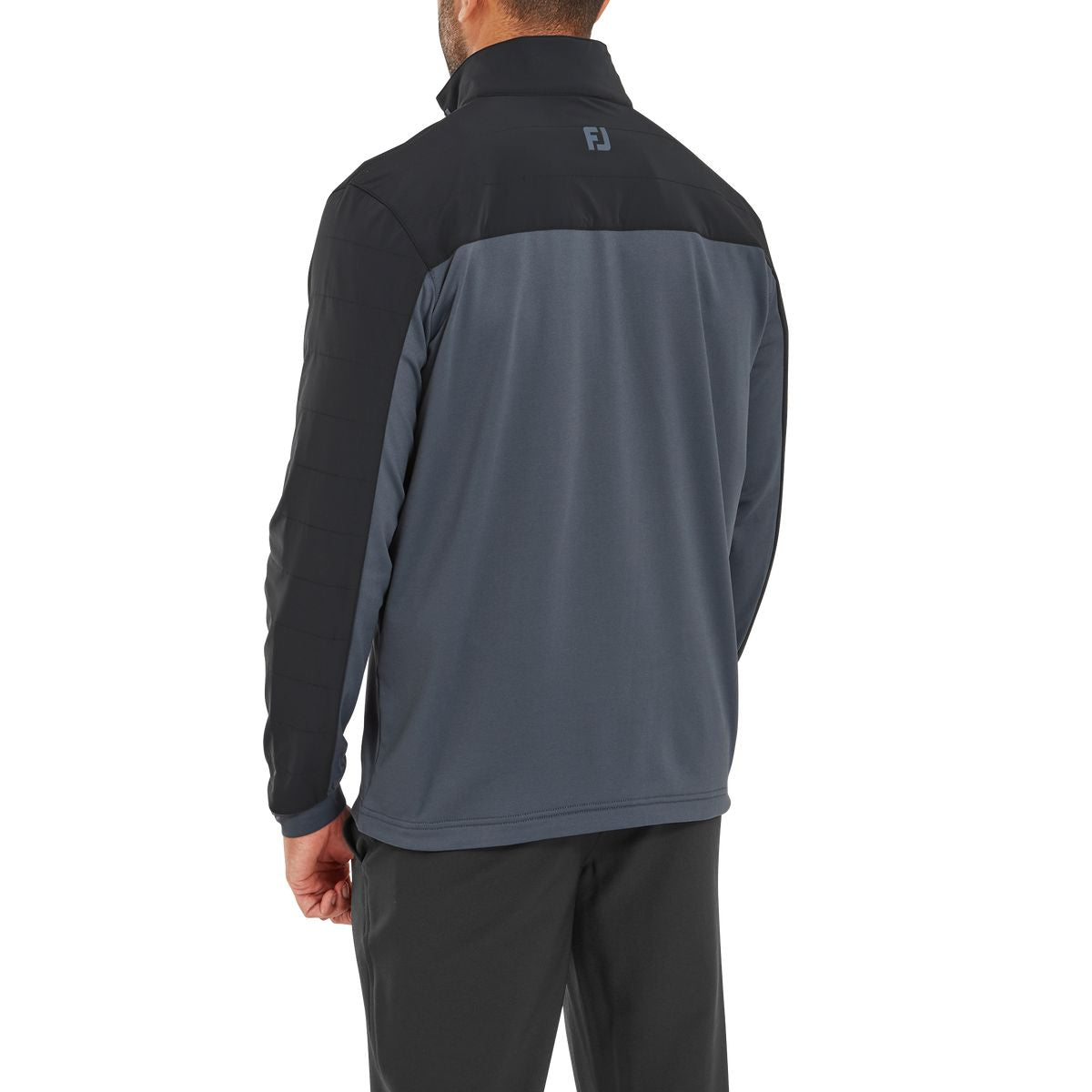 FootJoy Pullover Hybride ThermoSeries Noir Gris Charbon