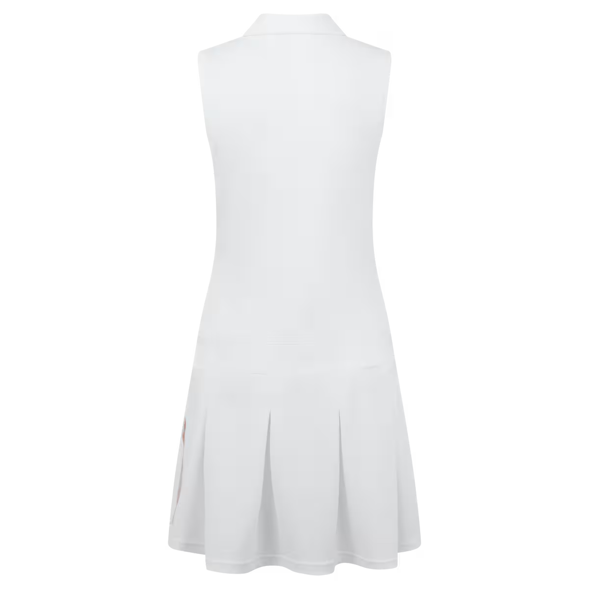 Footjoy Robe Plissée Blanc/Pêche