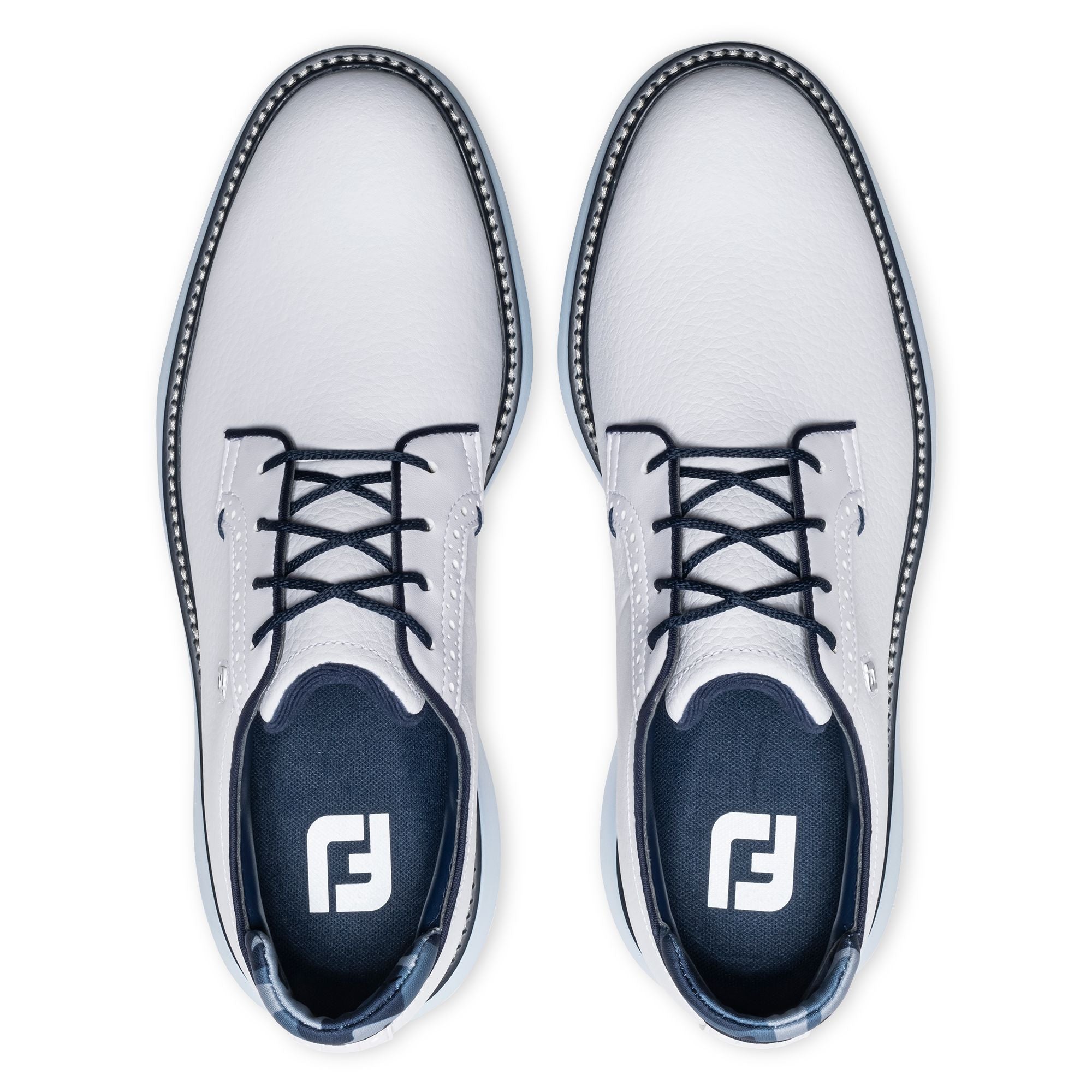 FootJoy Traditions BLUTCHER Blanche Bleu Marine Bleu