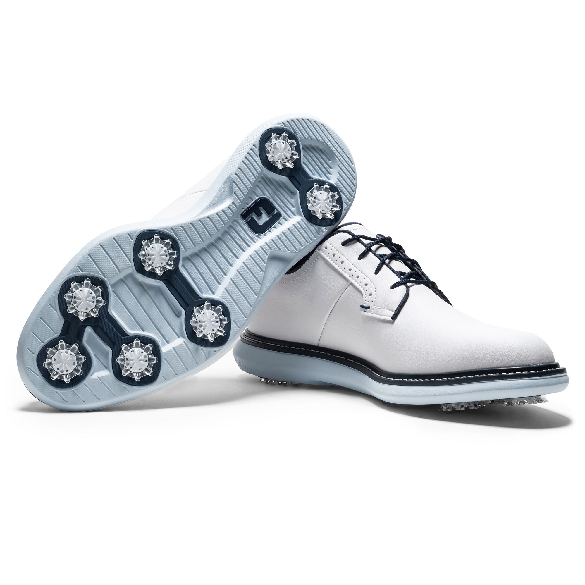 FootJoy Traditions BLUTCHER Blanche Bleu Marine Bleu