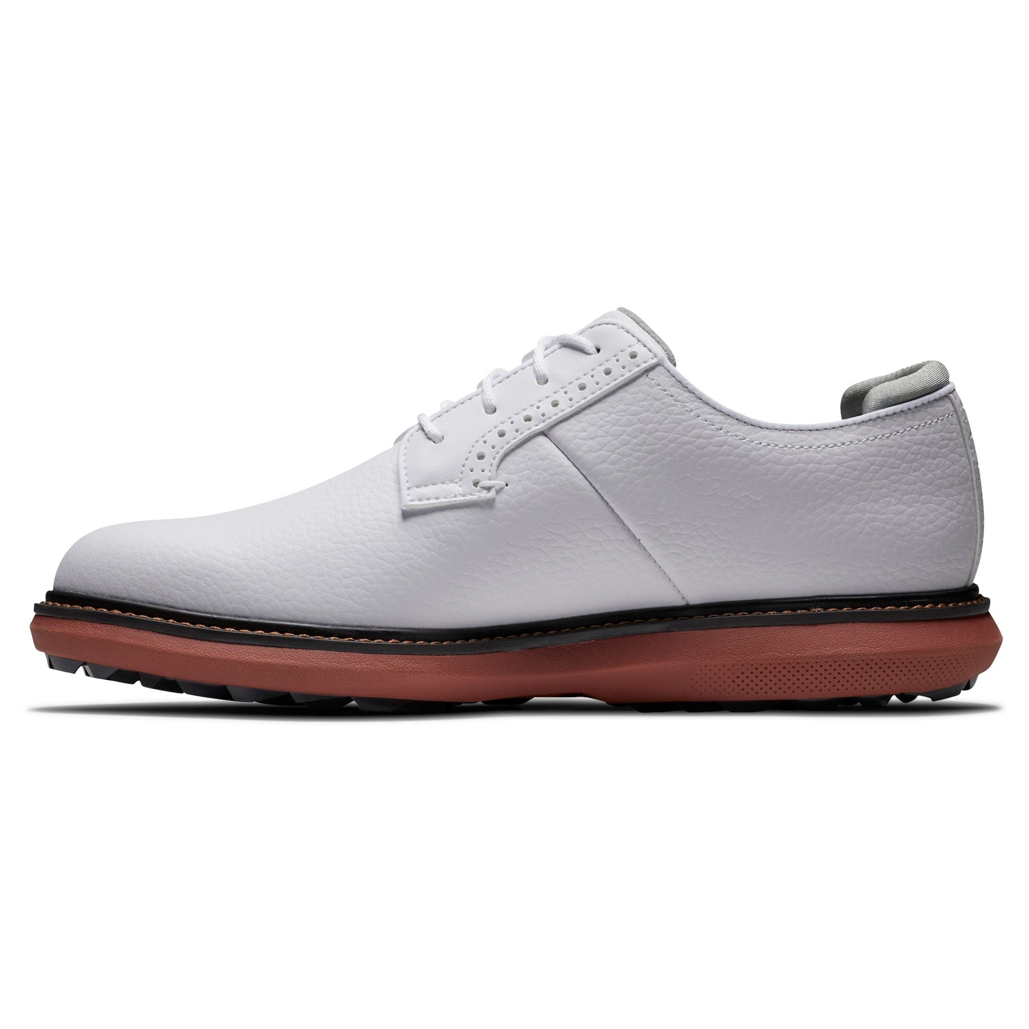 Footjoy Traditions spikeless BLUTCHER Blanche Blanche Brique