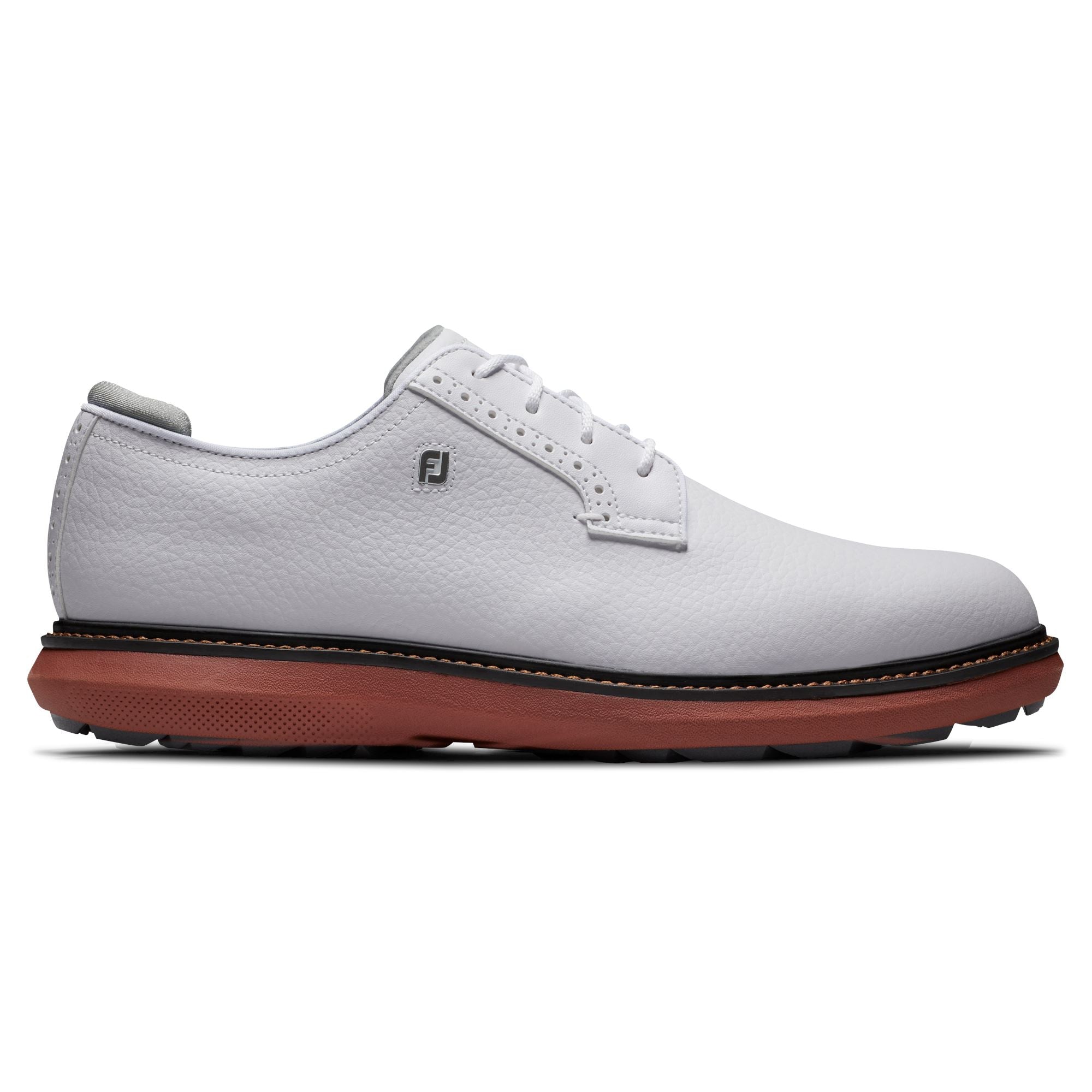 Footjoy Traditions spikeless BLUTCHER Blanche Blanche Brique