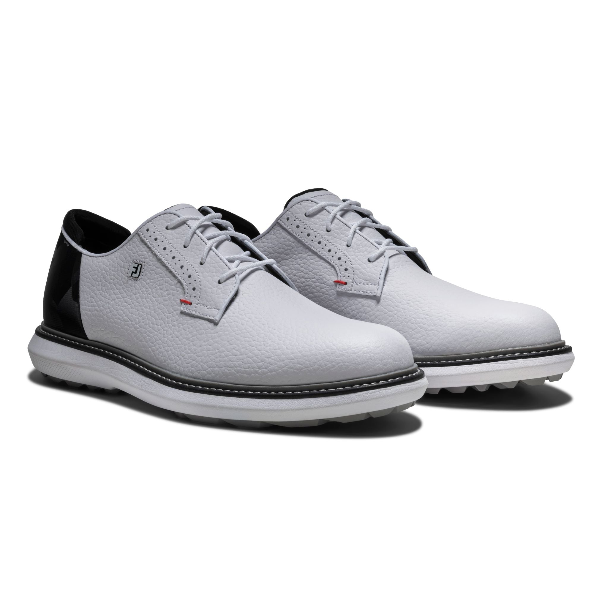 Footjoy Traditions spikeless BLUTCHER Blanche Noire Rouge - confort et élégance