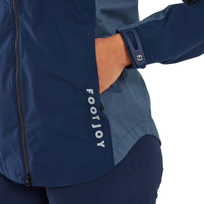 FootJoy Veste de Pluie HydroLite X Femme Bleu Marine