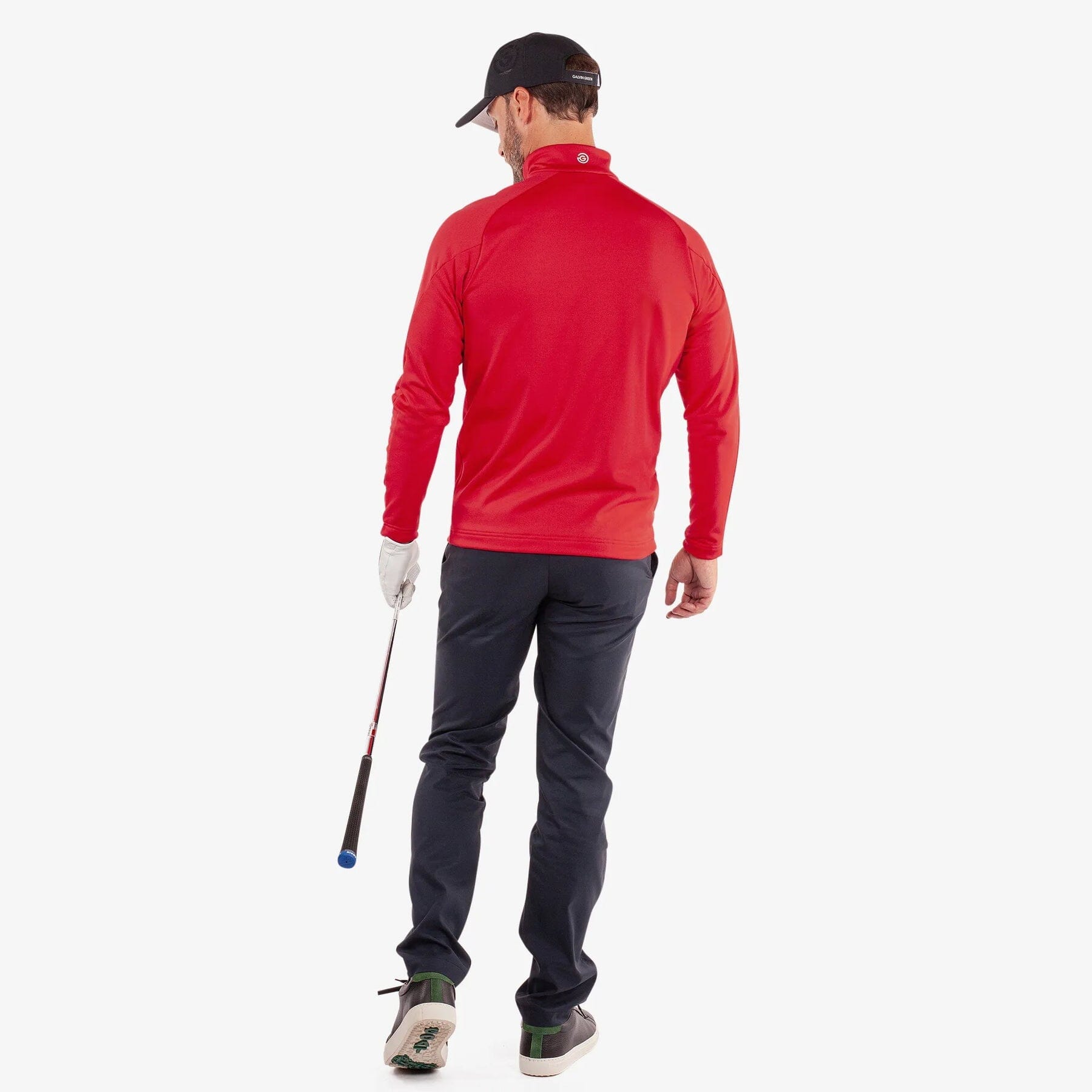Galvin Green Pull de golf Drake rouge Chaleur, confort et liberté de mouvement