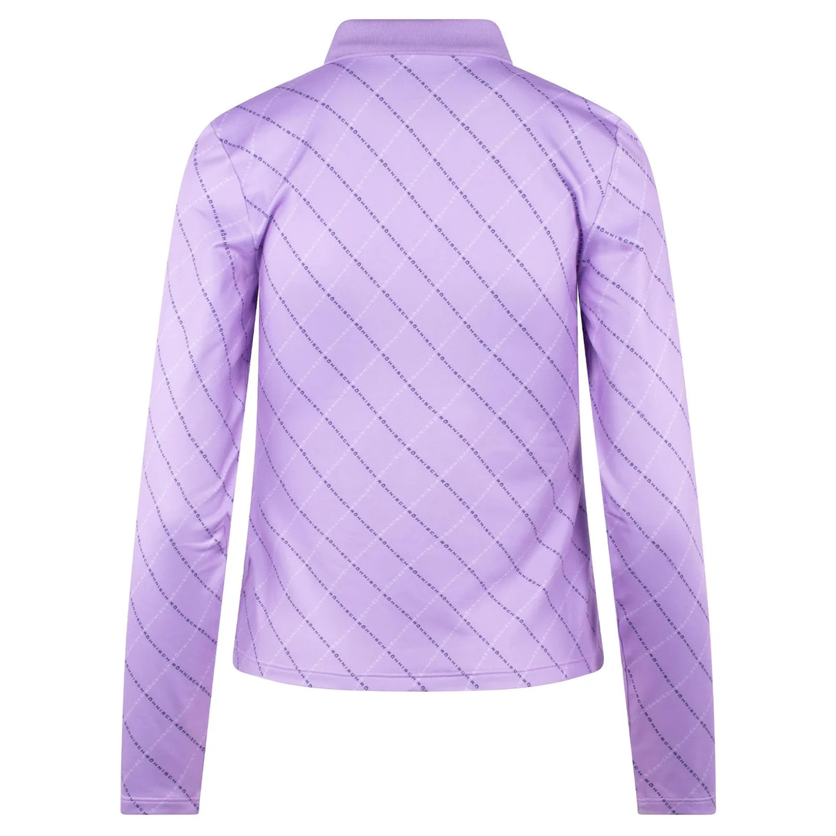 Röhnisch Polo Warm Team Manches Longues Orchid Logo