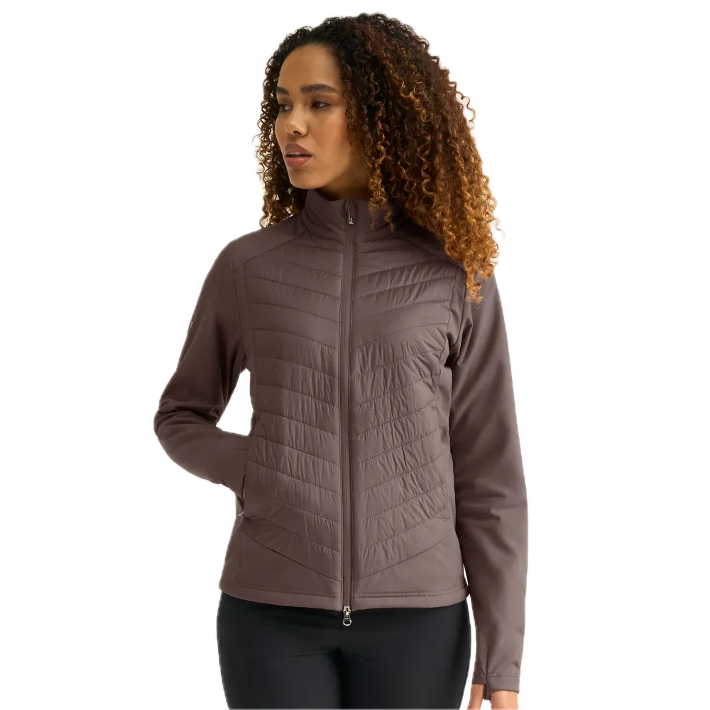 Ping Veste hybride matelassée Ines Femme Café