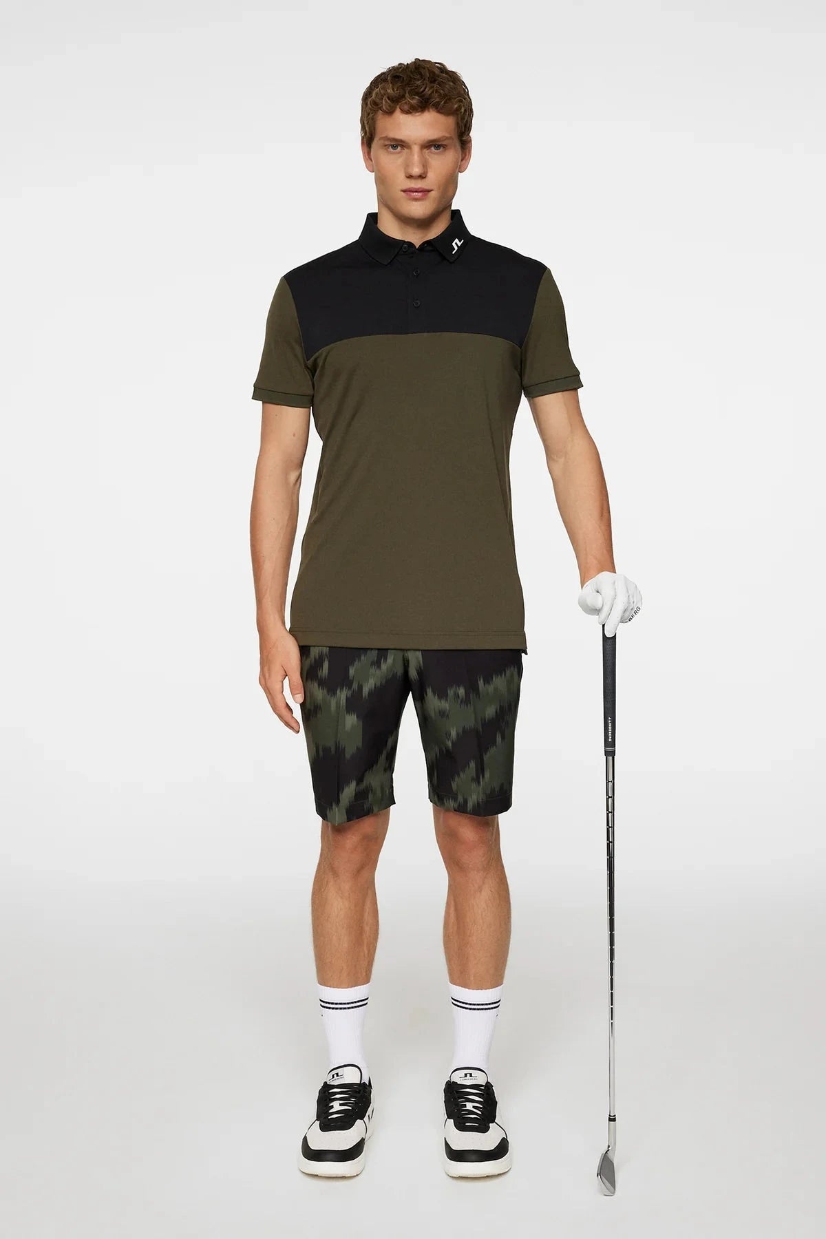 J.LINDEBERG Polo Jeff Forest green