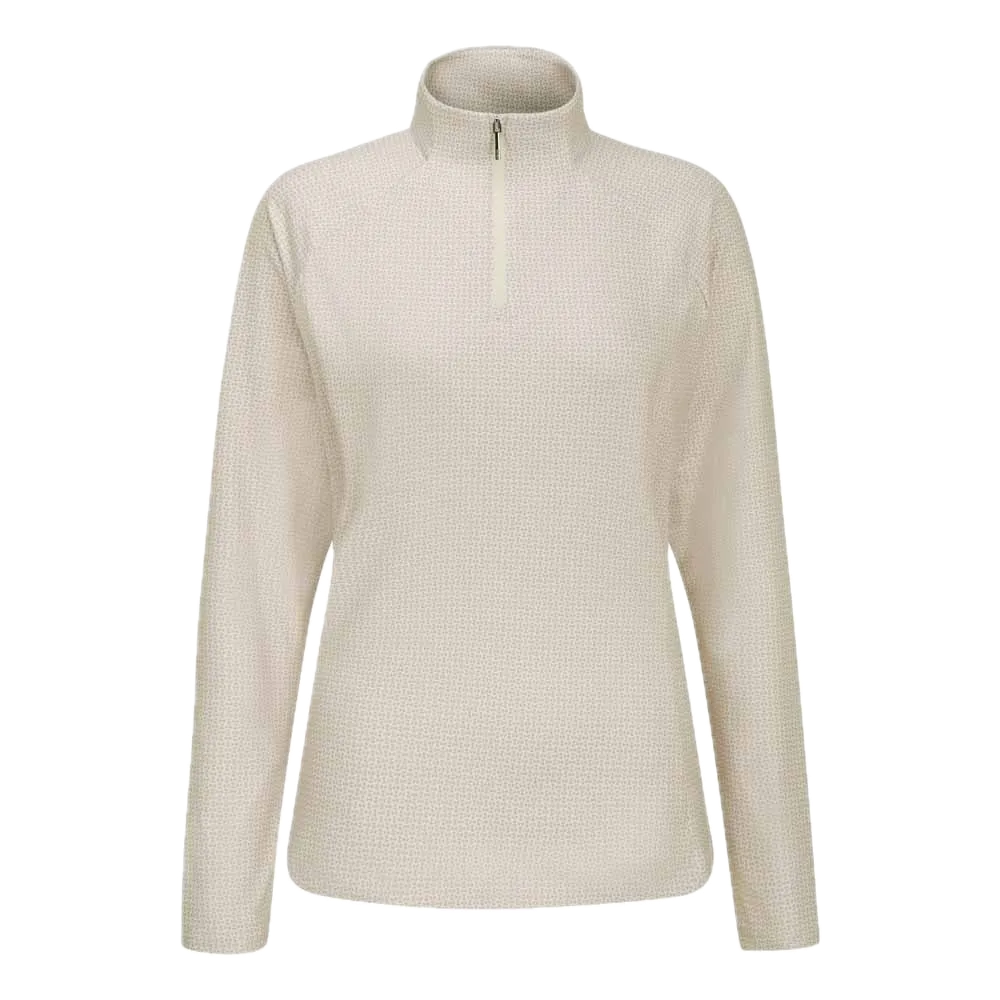 Ping Haut manches longues imprimé Jasmine Femme Blanc Cassé / Beige Sable