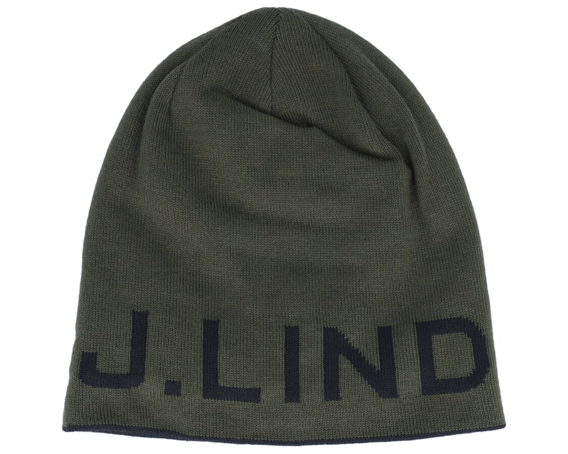 J.Lindeberg Bonnet Zac reversible Vert Fôret