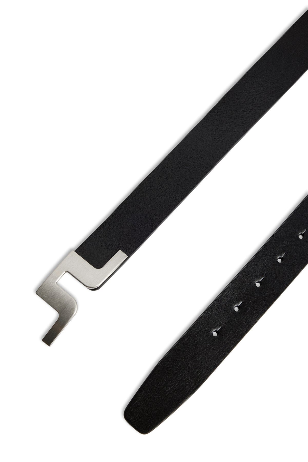 J.Lindeberg Ceinture cuir Bridger Belt JL Black