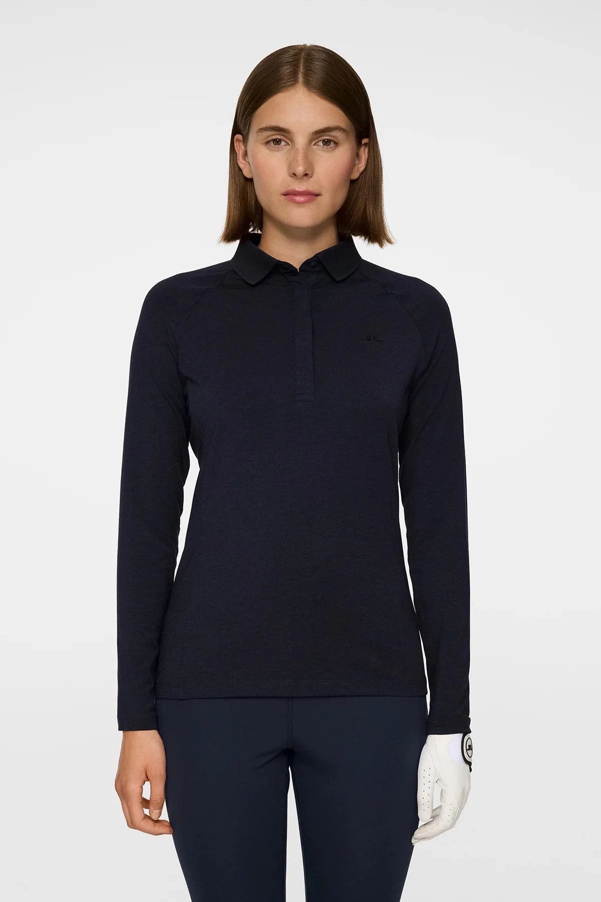 J.LINDEBERG Polo manche longue Flor LS Navy