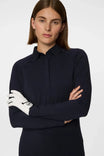 J.LINDEBERG Polo manche longue Flor LS Navy