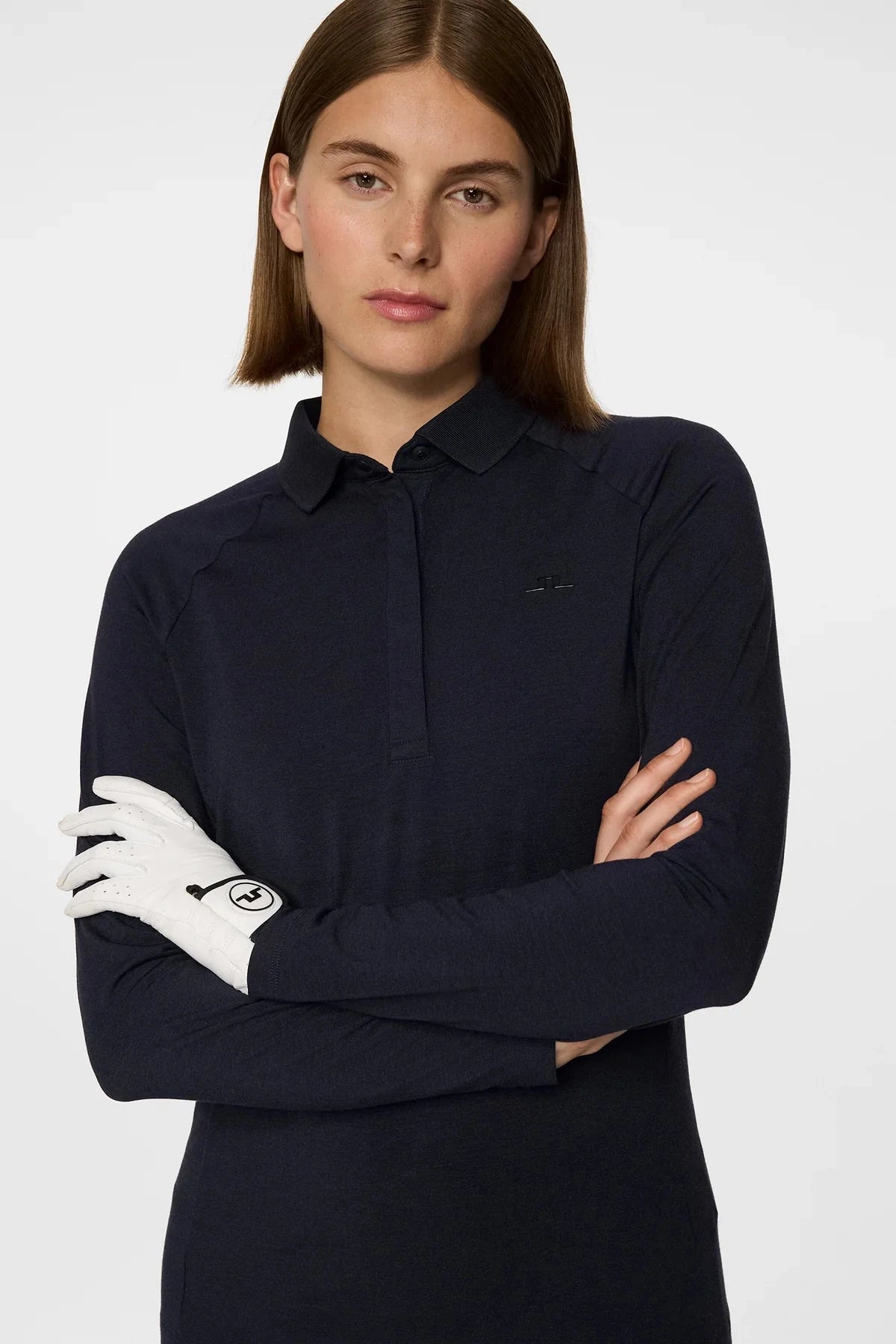 J.LINDEBERG Polo manche longue Flor LS Navy