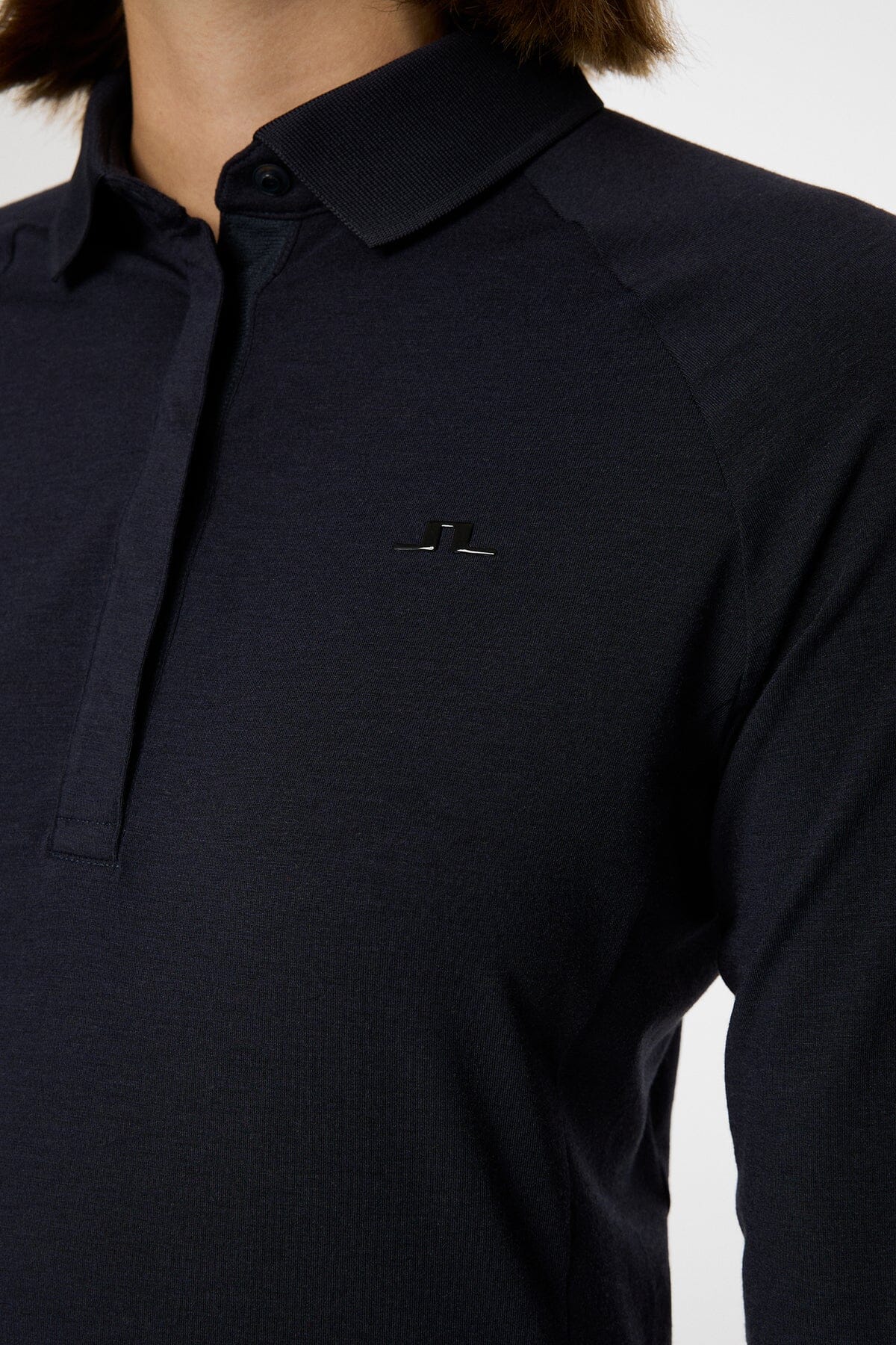J.LINDEBERG Polo manche longue Flor LS Navy