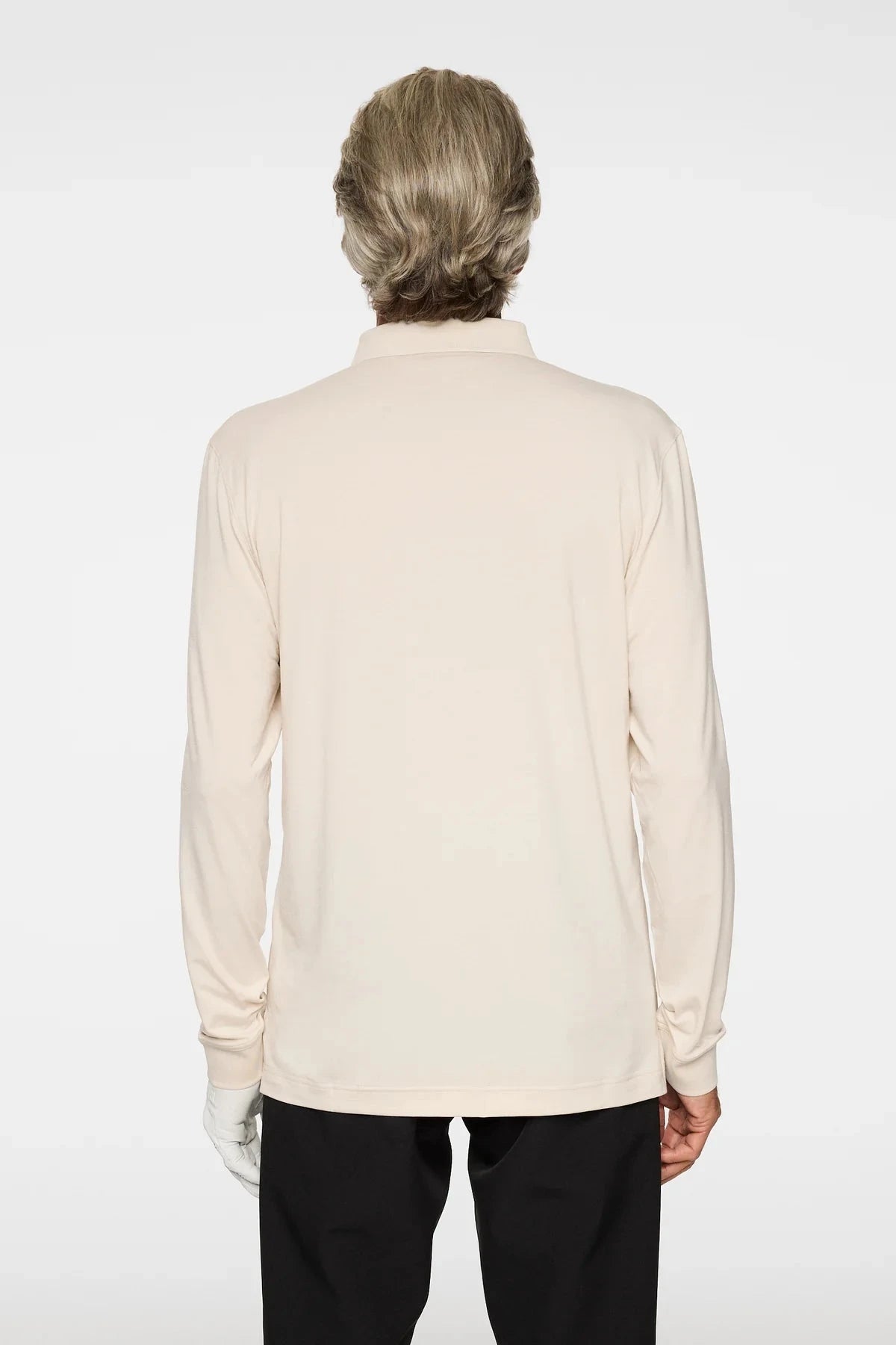 J.LINDEBERG Polo manche longue Florian LS beige