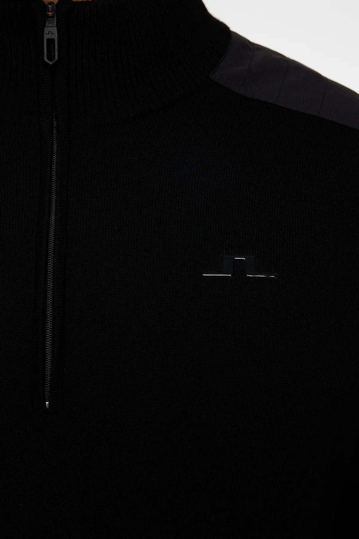 J.LINDEBERG Pull Jeffrey coupe vent Noir