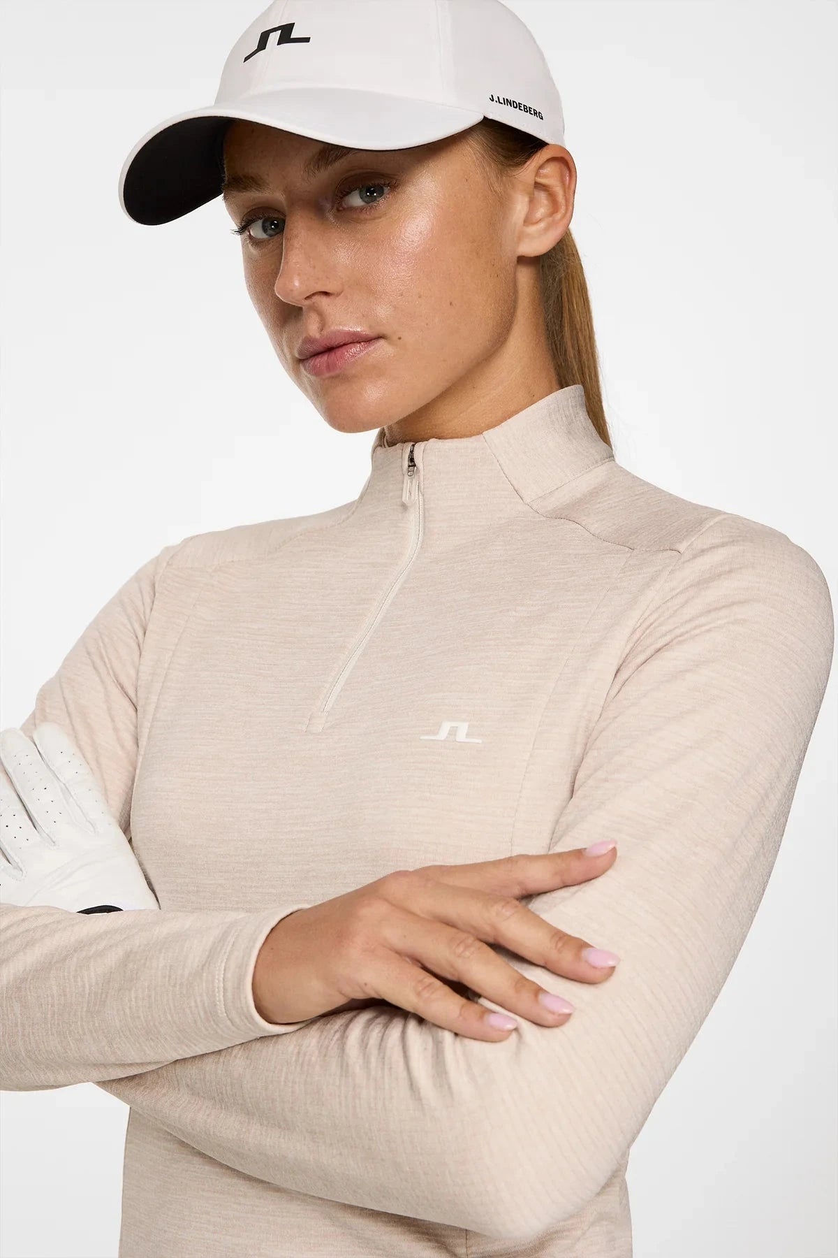 J.LINDEBERG Steffi quarter Zip