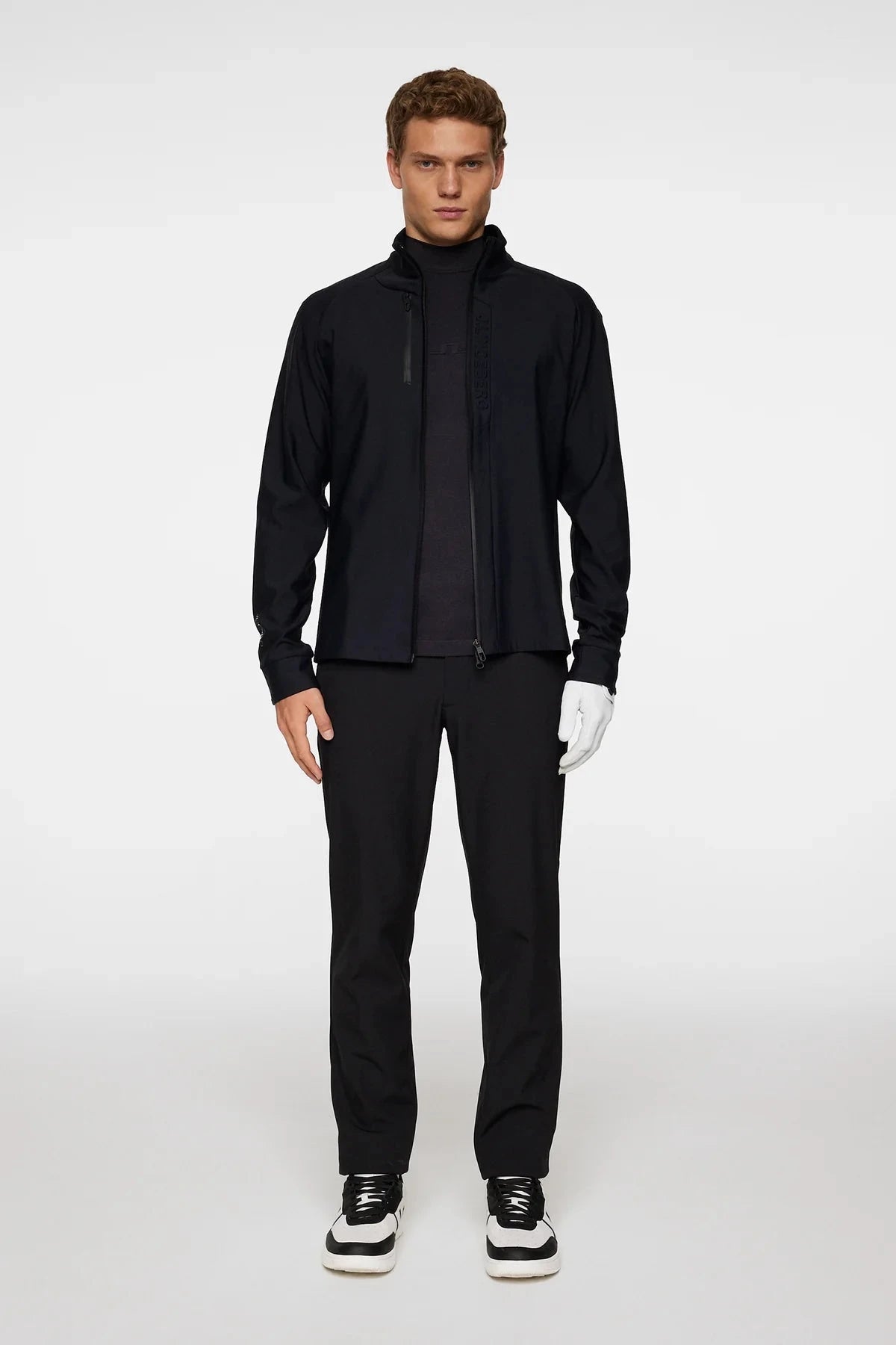 J.LINDEBERG veste Tayler Zip Mid layer noir
