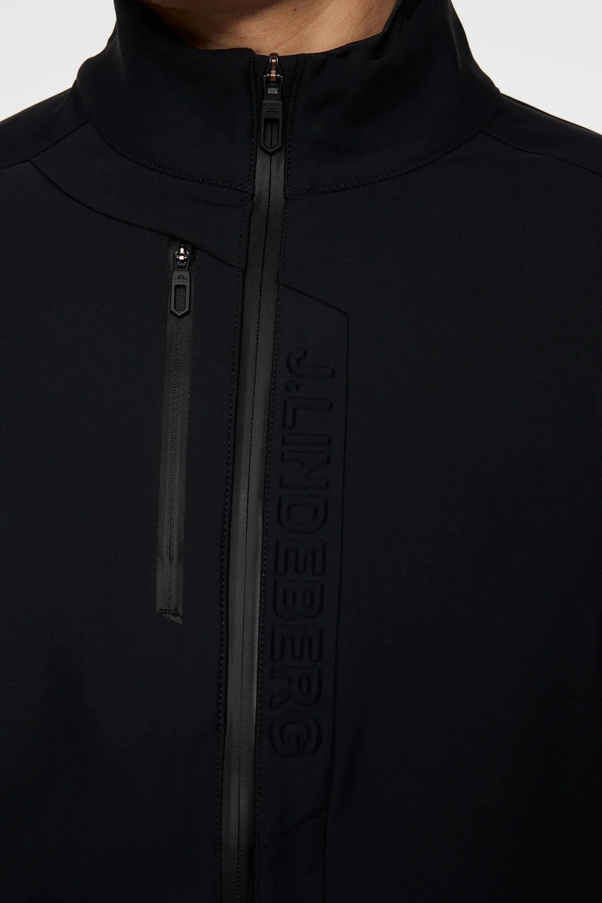 J.LINDEBERG veste Tayler Zip Mid layer noir