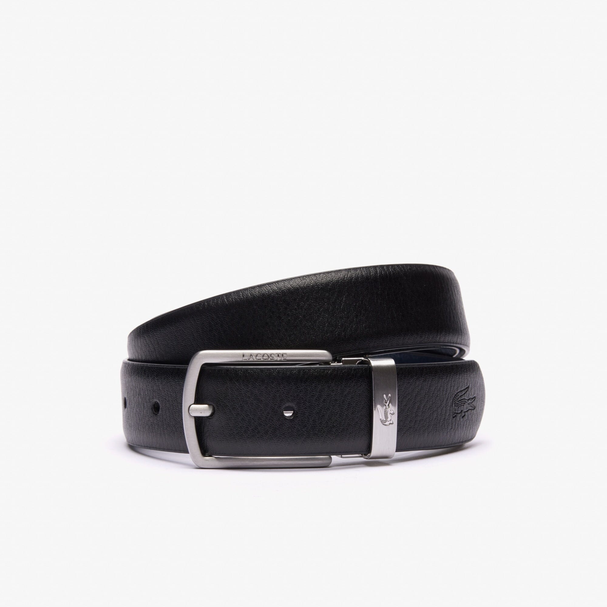 Lacoste ceinture réversible en cuir grainé