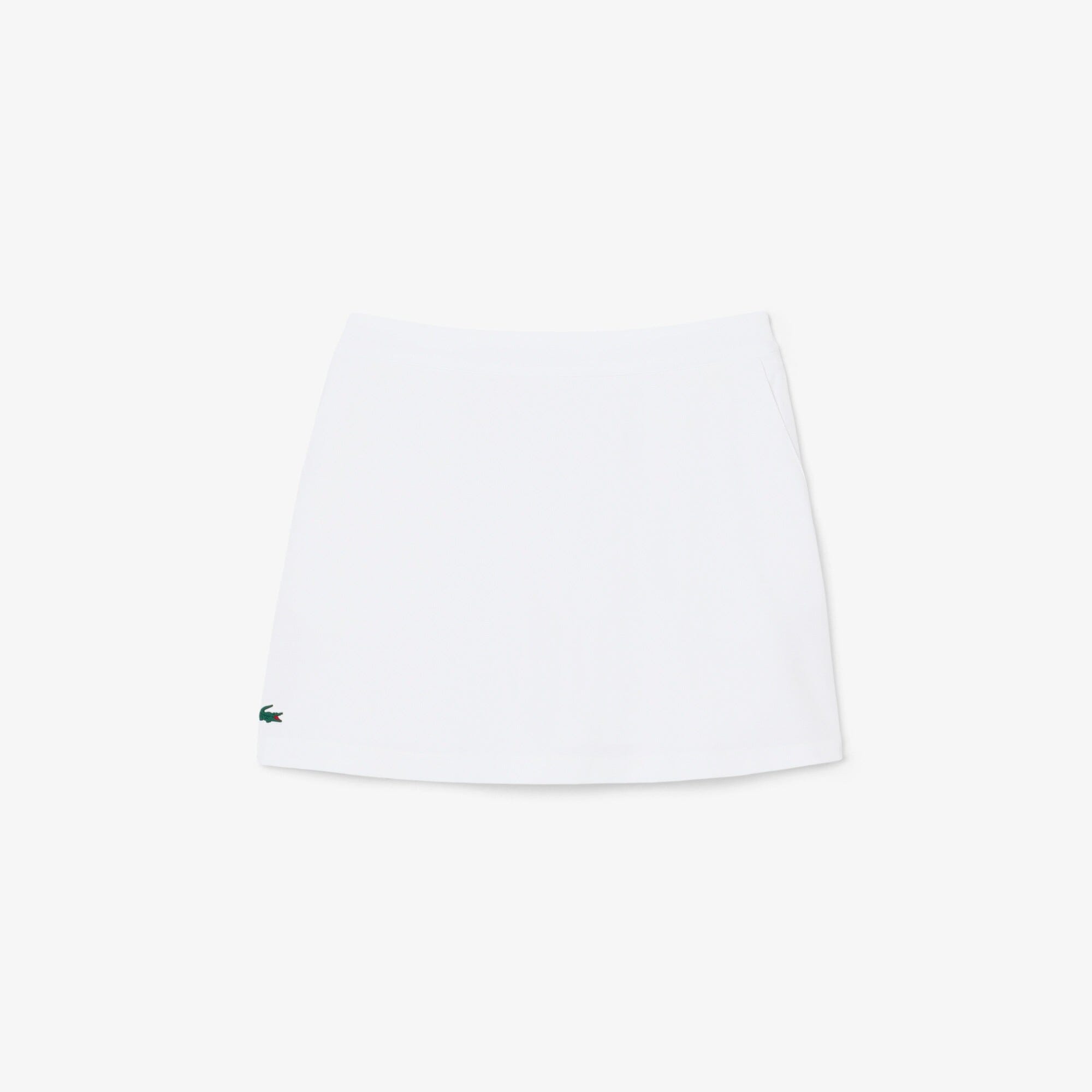 Lacoste Jupe Golf Ultra Dry shorty intégré Blanche