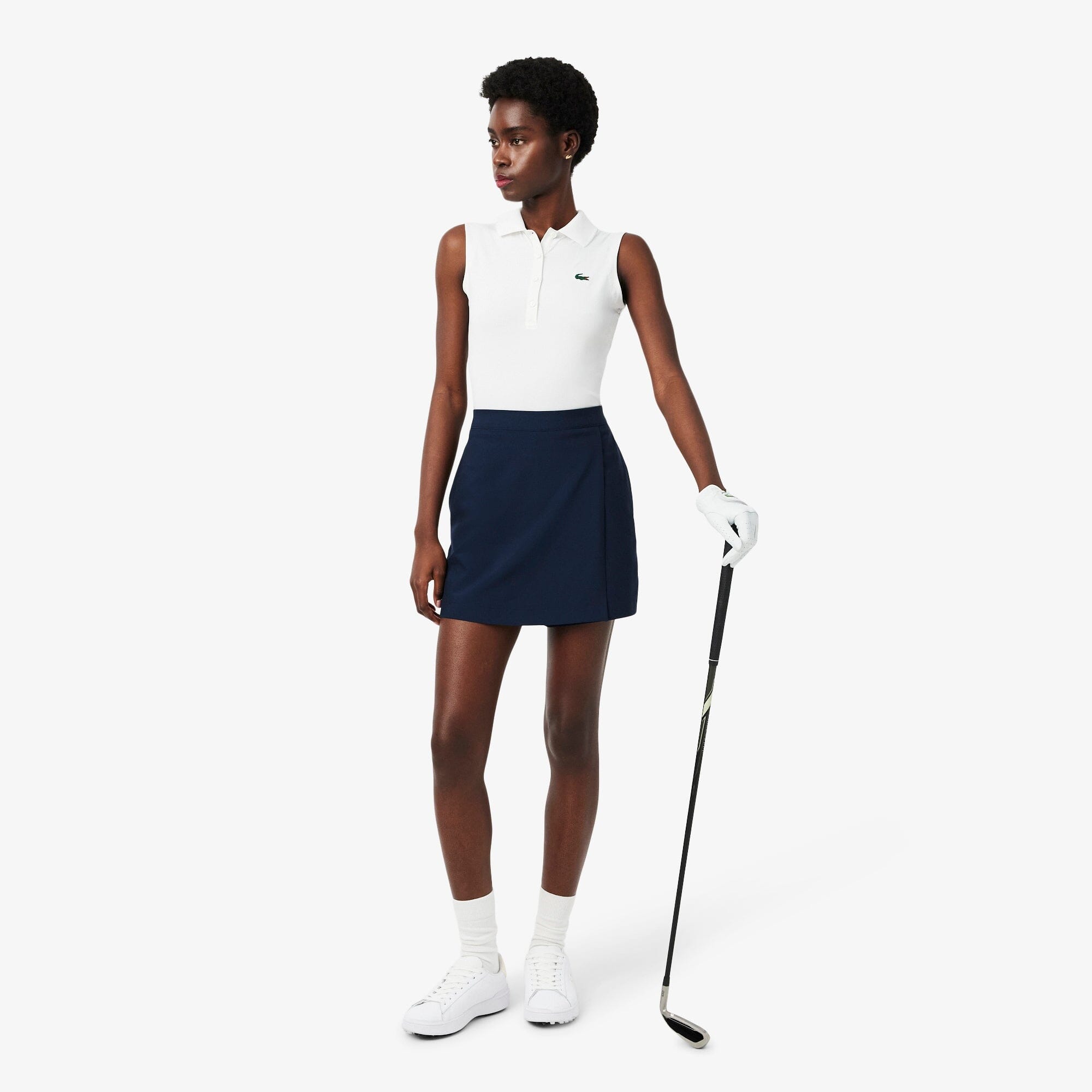 Lacoste Jupe-short Golf stretch Ultra Dry Bleu Marine
