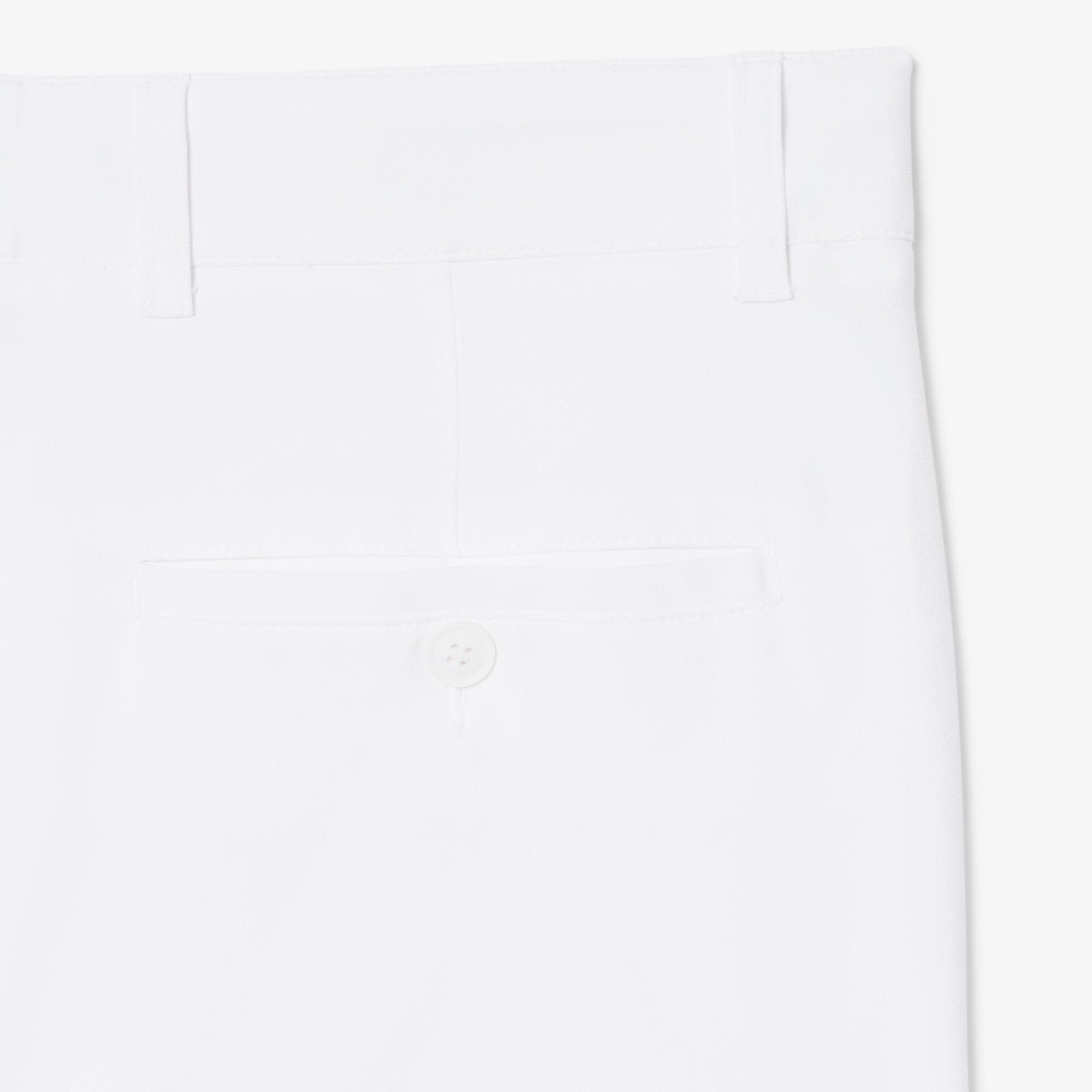 Lacoste Pantalon chino Golf slim fit Ultra Dry Blanc