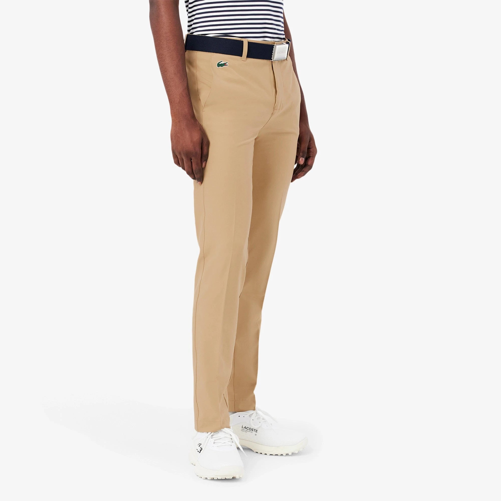 Lacoste Pantalon de golf chino slim fit beige