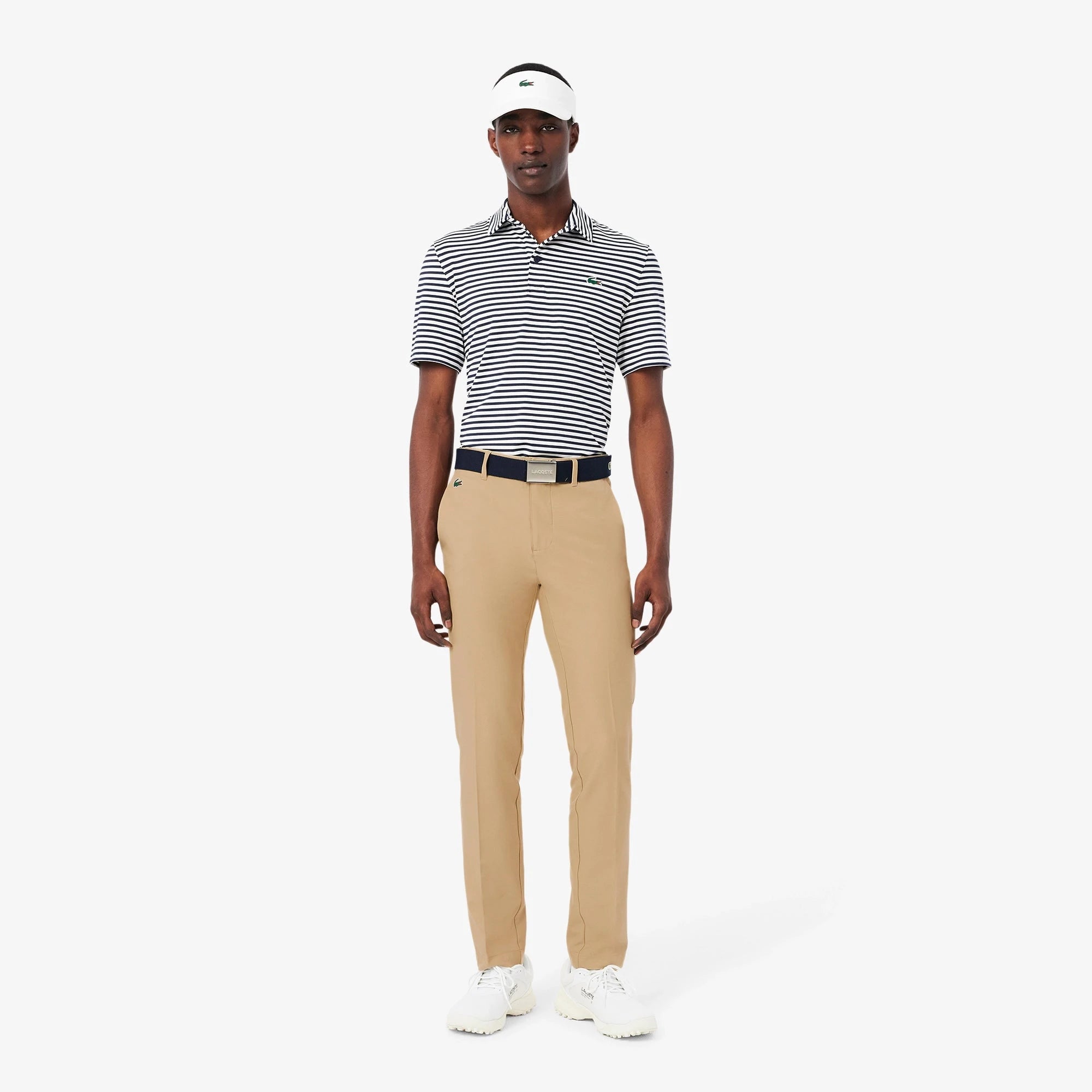 Lacoste Pantalon de golf chino slim fit beige