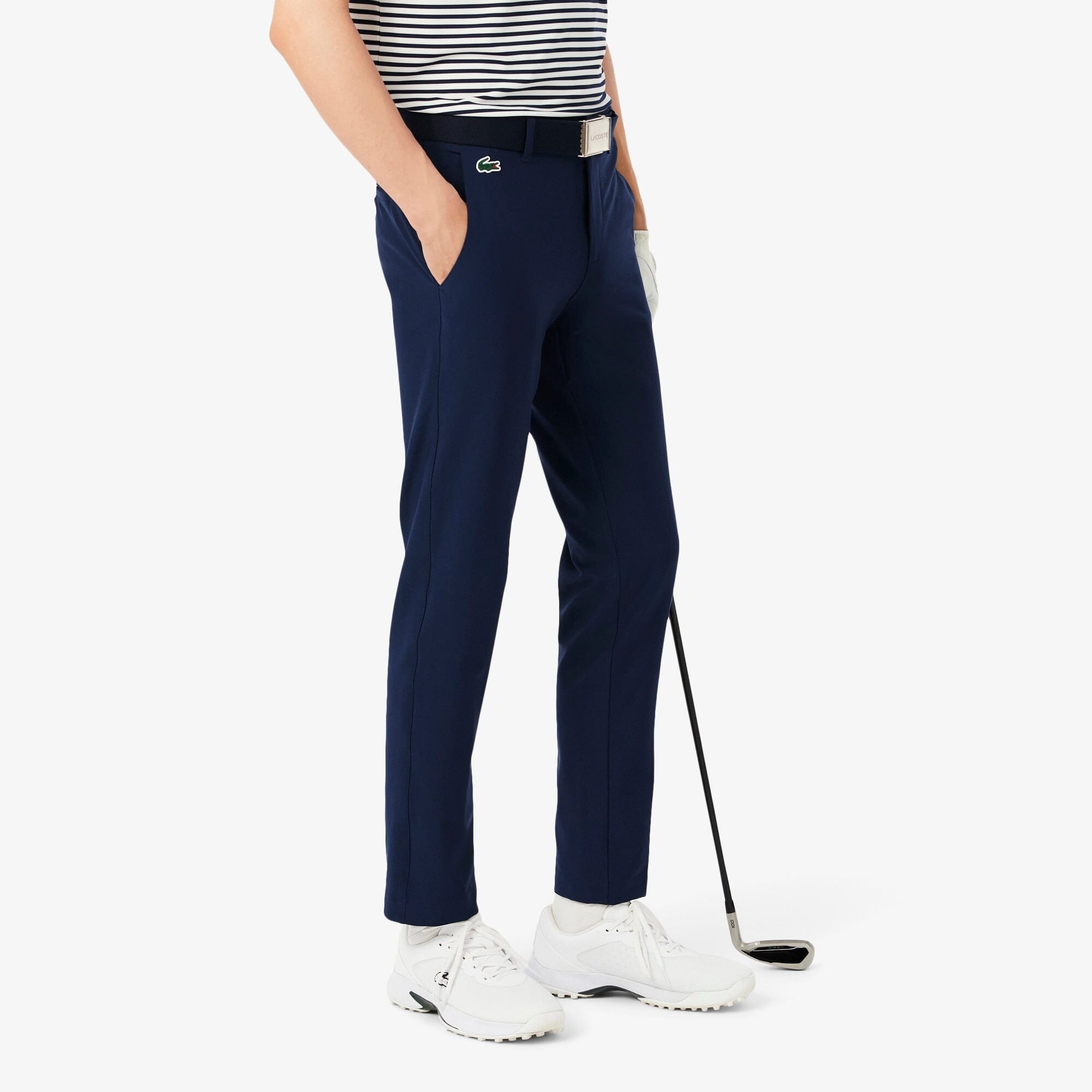 Lacoste Pantalon de golf chino slim fit Bleu Nuit