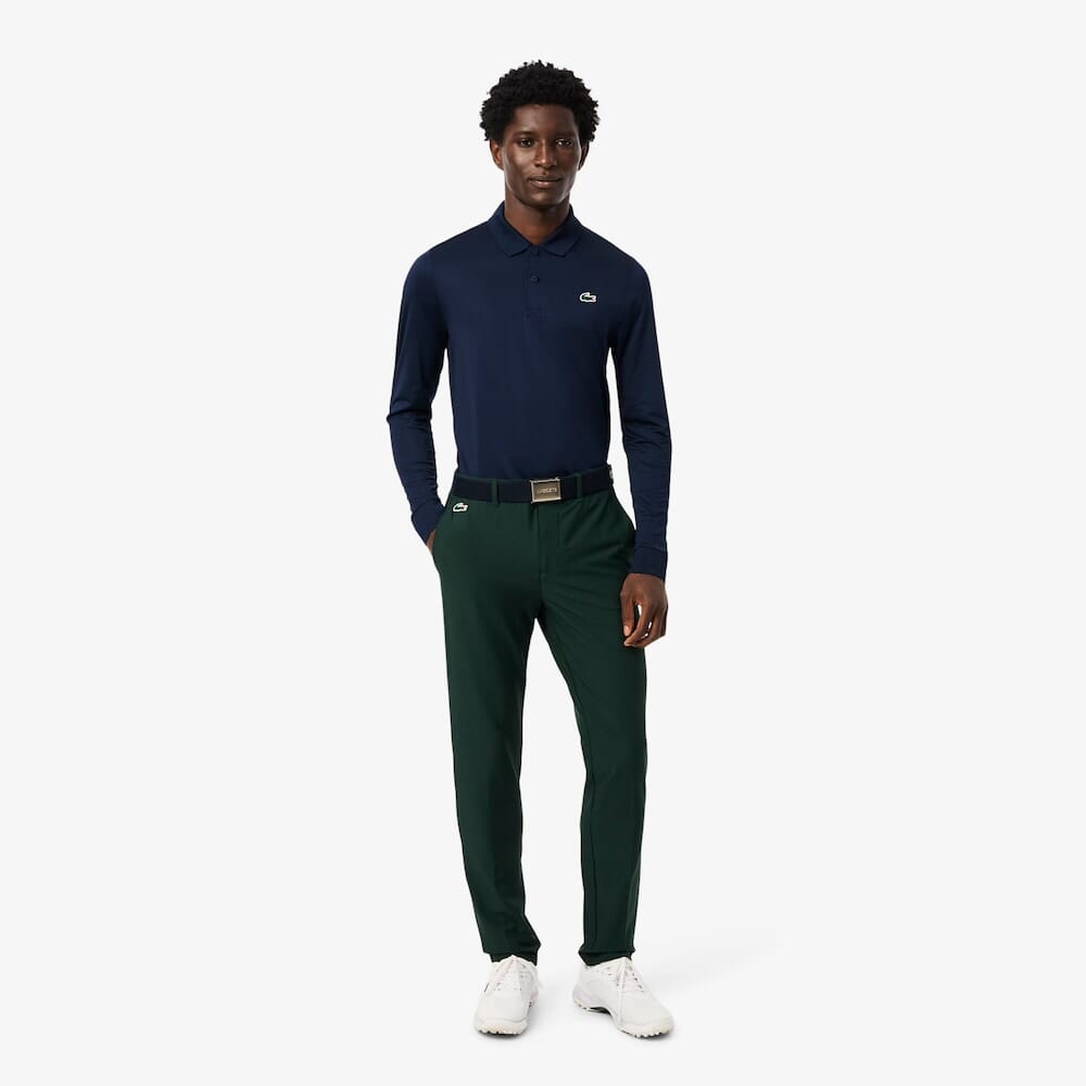 Lacoste Pantalon de golf chino slim fit Vert Sinople