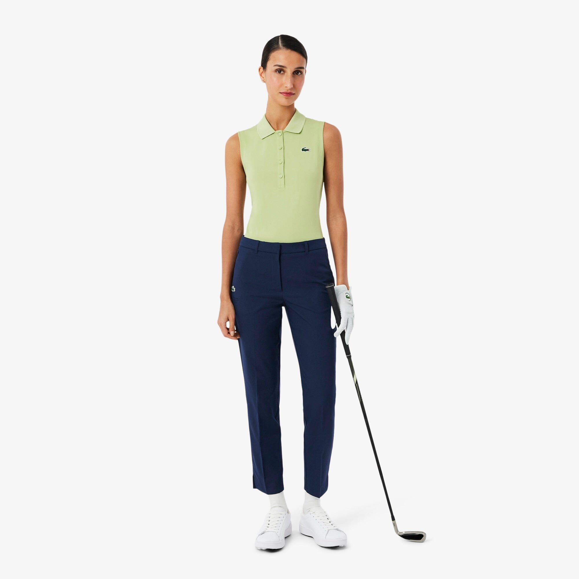 Lacoste Pantalon slim fit Golf Ultra Dry stretch Bleu Marine