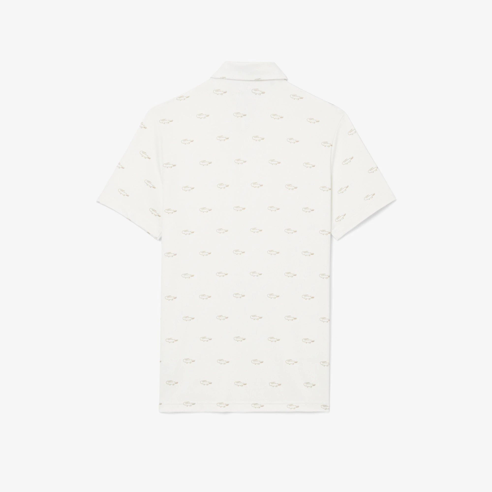 Lacoste Polo Golf Imprimé protection UV Blanc
