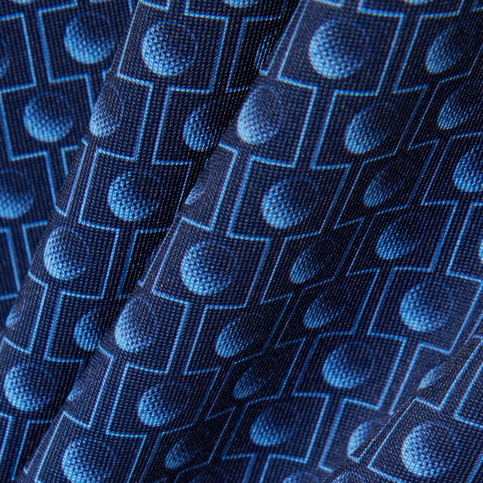 Lacoste Polo Golf regular fit imprimé Bleu Marine