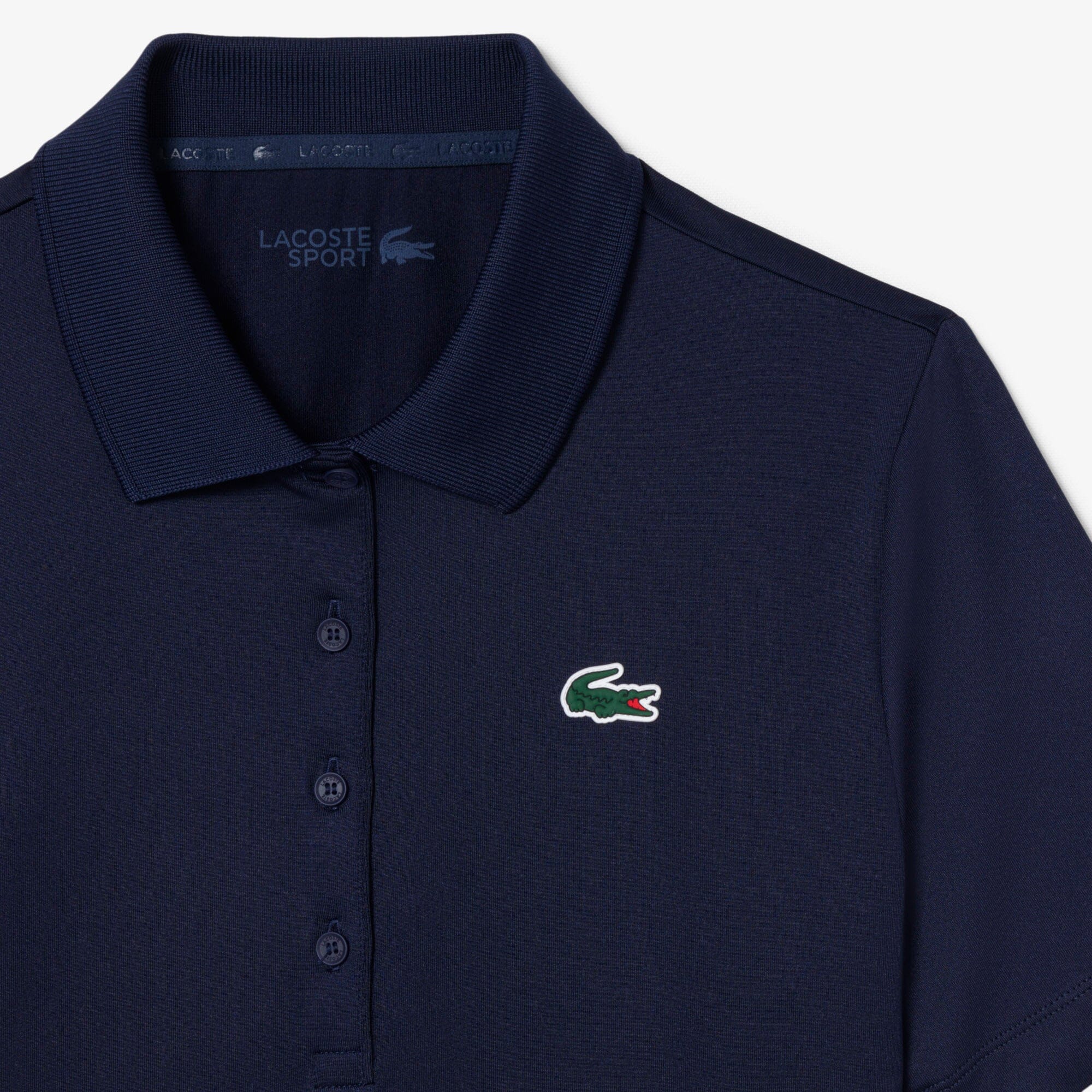 Lacoste Polo Golf slim fit stretch protection UV Bleu Marine