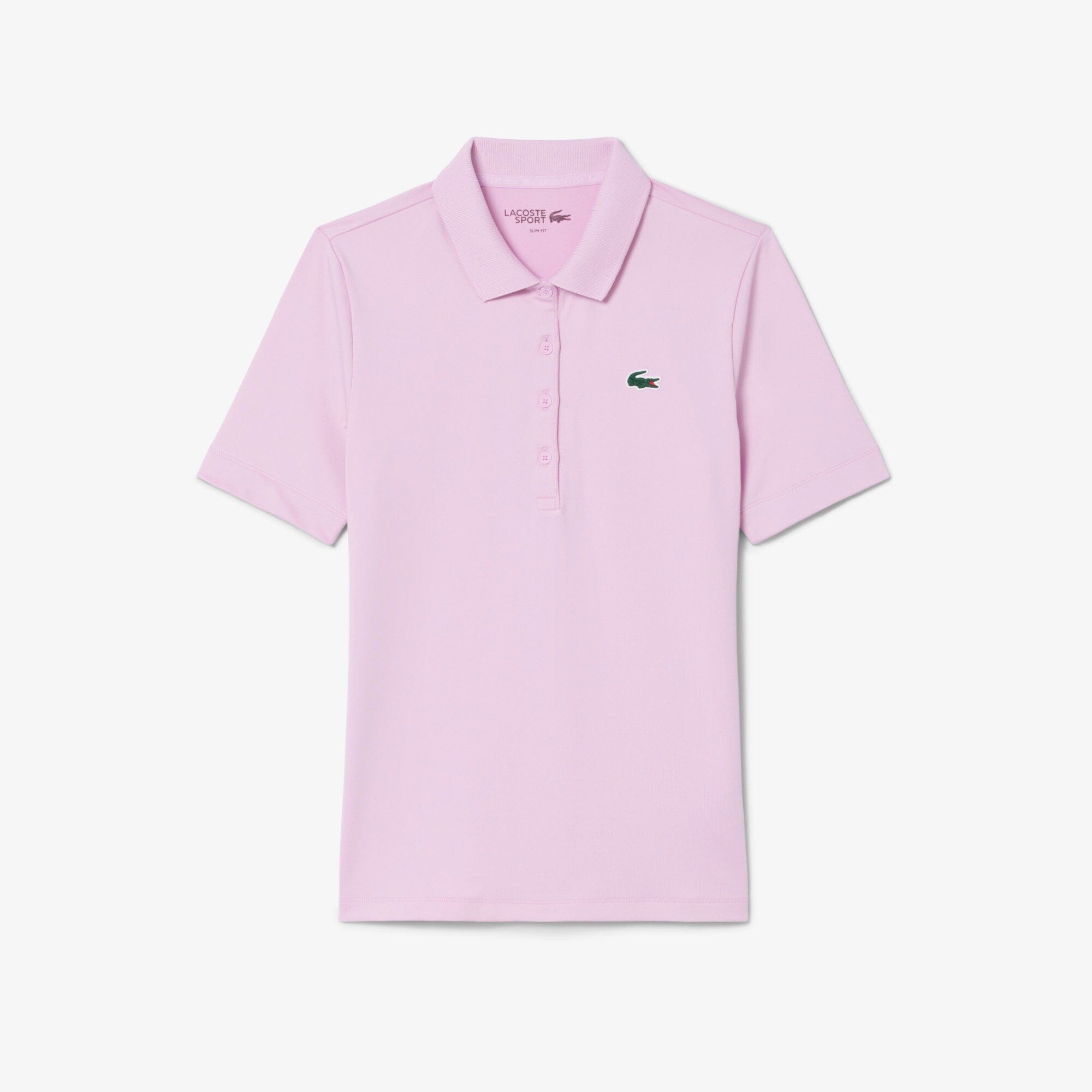 Lacoste Polo Golf slim fit stretch protection UV Rose