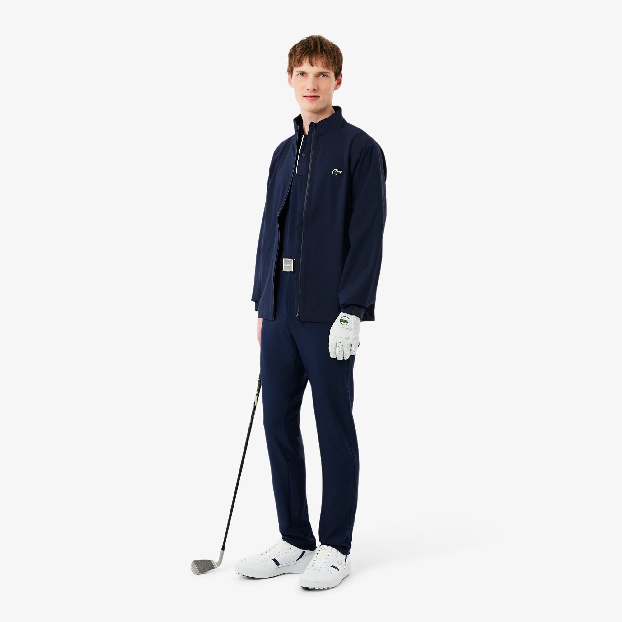 Lacoste Polo Golf thermorégulateur Petit Piqué Bleu Nuit