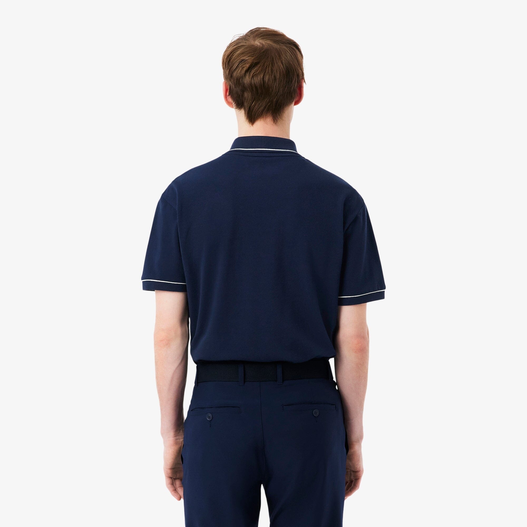 Lacoste Polo Golf thermorégulateur Petit Piqué Bleu Nuit
