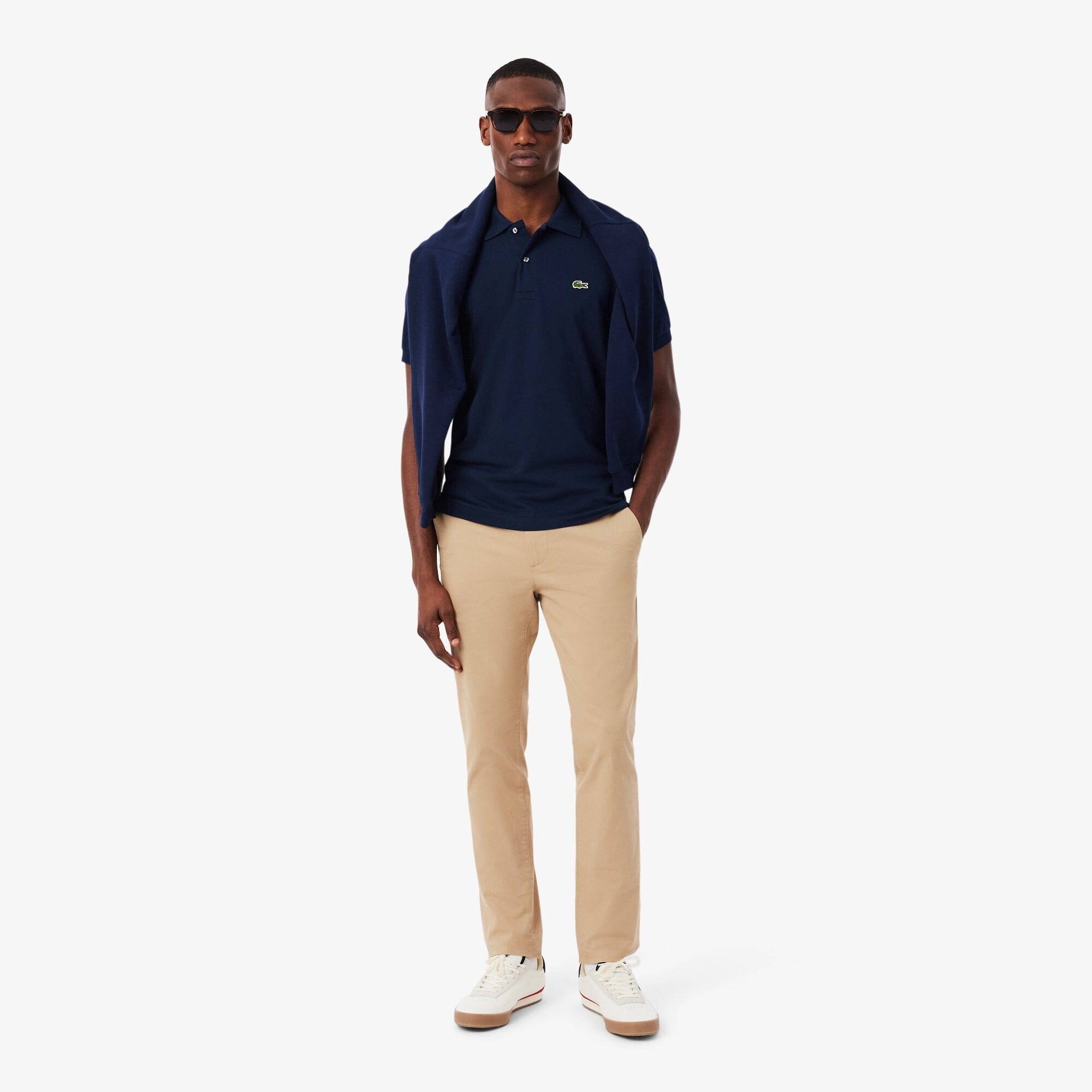 Lacoste Polo LIGHT classic fit Bleu Marine