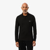 Lacoste Polo manches longues de golf coton Noir