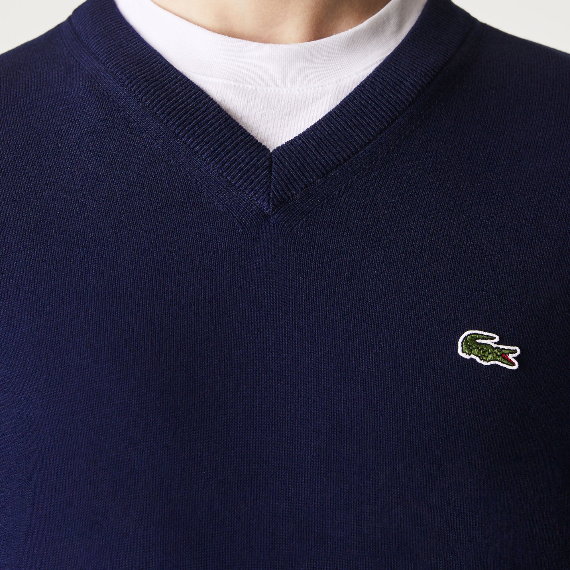 Lacoste Pull Tricot Navy