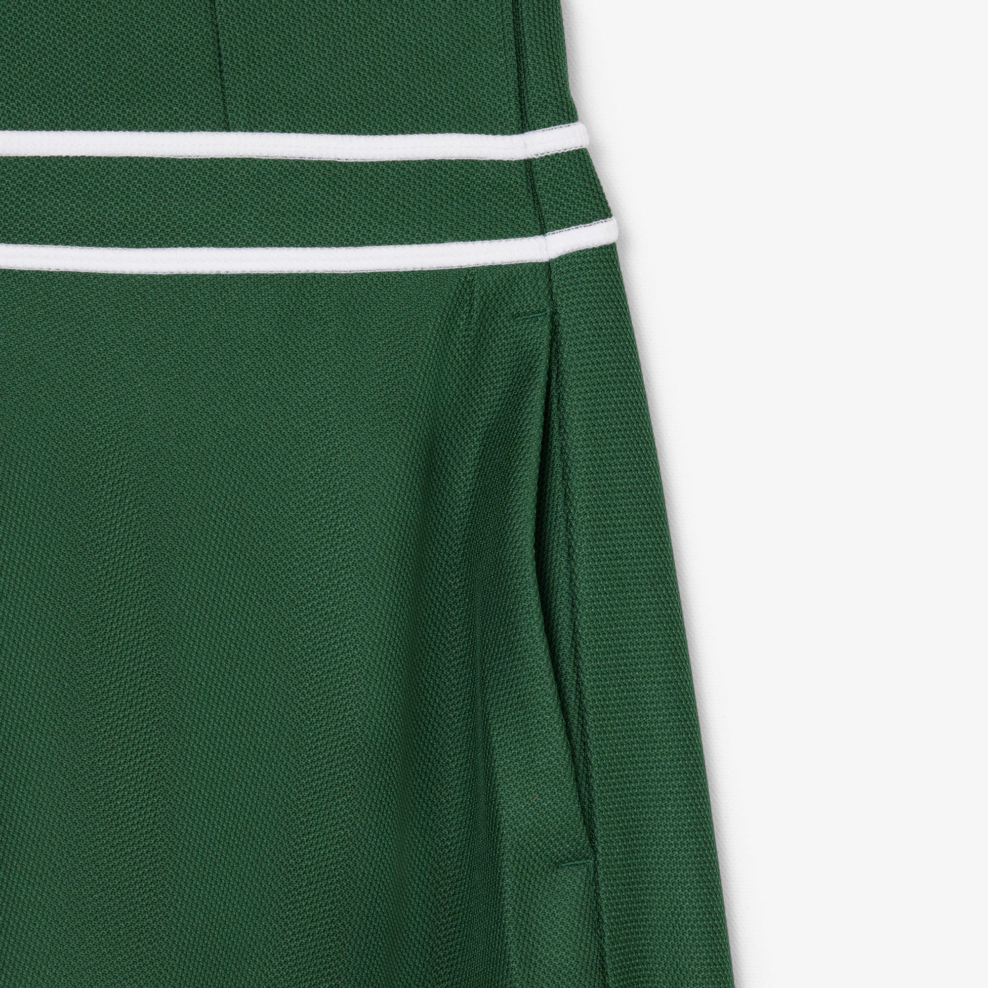 Lacoste Robe polo Golf ultra dry Verte Blanche