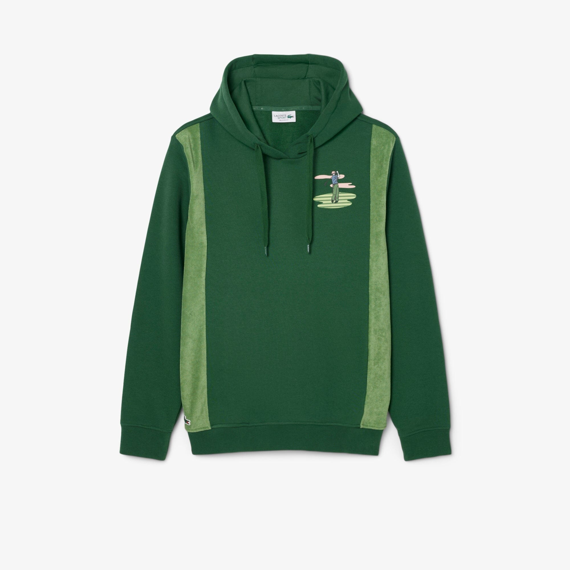 Lacoste Sweatshirt à capuche Golf imprimé Vert