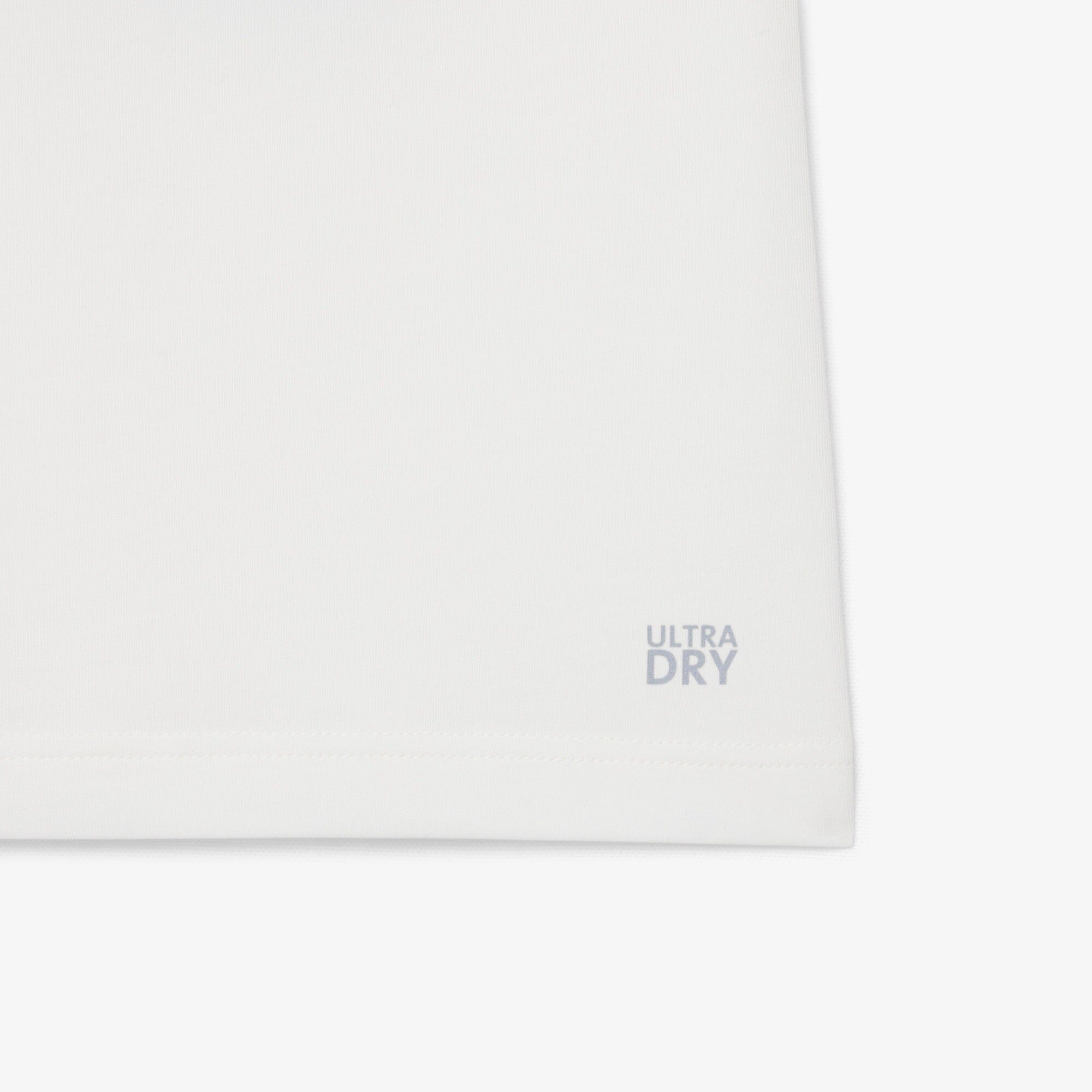 Lacoste T-shirt Golf Ultra Dry Blanc Imprimé